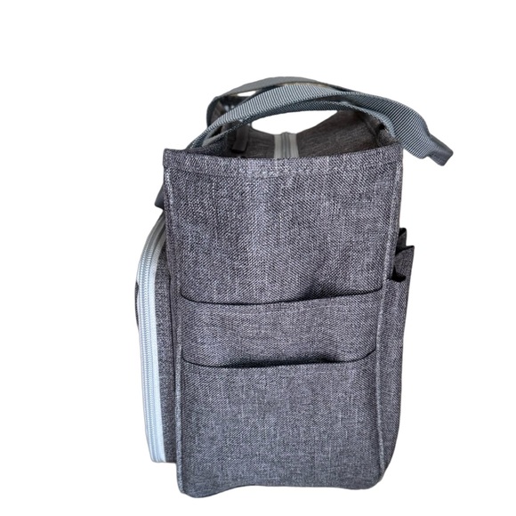 LIKE NEW Knitting bag, project storage bag, art bag, yarn bag, accessories bag - Picture 8 of 11